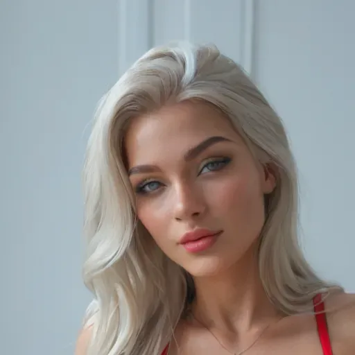 (masterpiece, best quality, highres, photorealistic), different view, 18-year-old slavic girl, touching cheek, (sexy pos