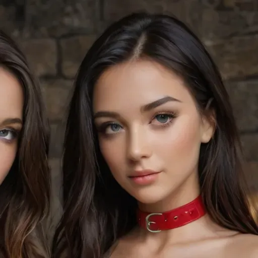Hyper realistic, sexy, 2girls, (long black hair), (((very tiny tits))), extra extra small breasts, flat chest, 18 years 