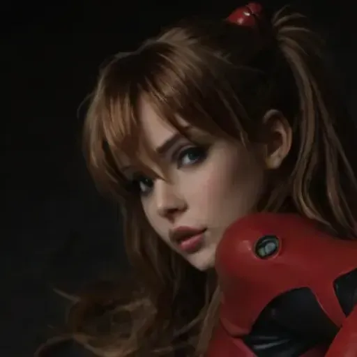 photo, 8k portrait of, ((Asuka Langley wearing her torn costume)), in a spaceship, intricate, elegant, highly detailed, 